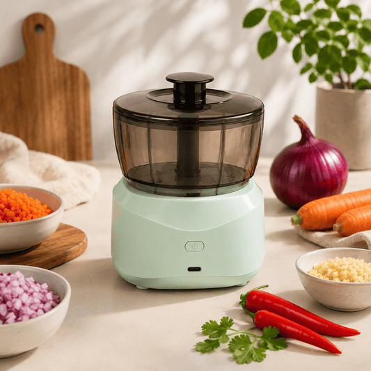 Mini Electric Garlic Chopper – Compact Food Processor