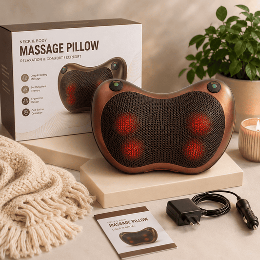 Electric Neck & Body Massage Pillow – Relaxation & Comfort